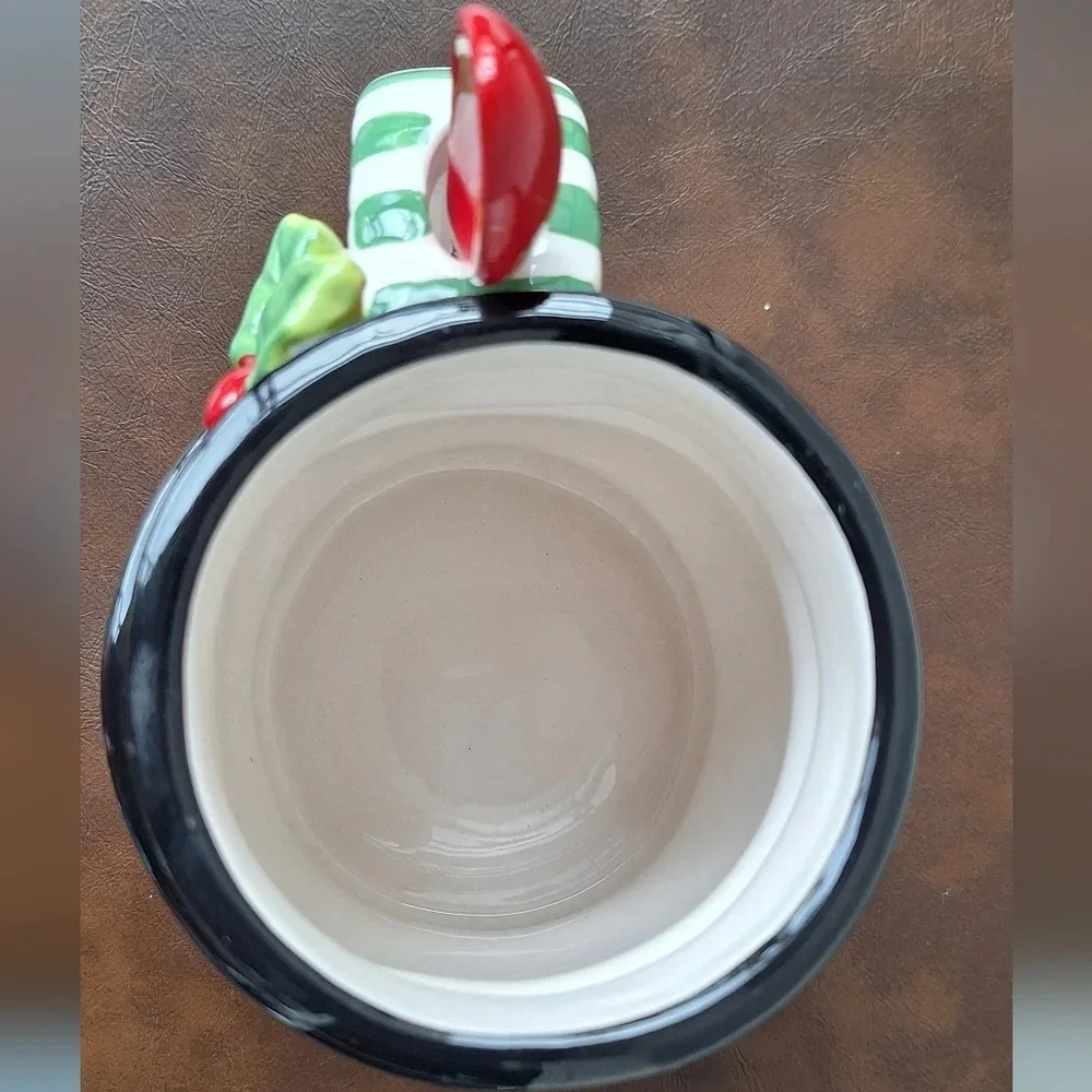 Cracker Barrel Snowman Mug With Spoon 14 Oz 4.5